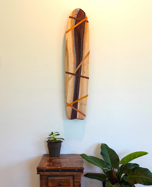 Skateboard Wall Art 'FOREST' Maple & Epoxy Resin